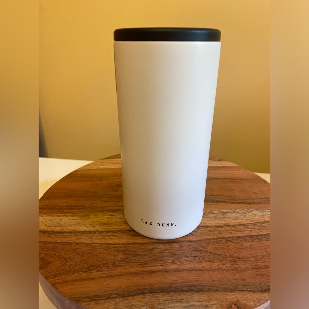 NWT Rae Dunn “Sunday Funday” Insulated Stainless Steel Slim Can Cooler 12oz - Picture 5 of 8